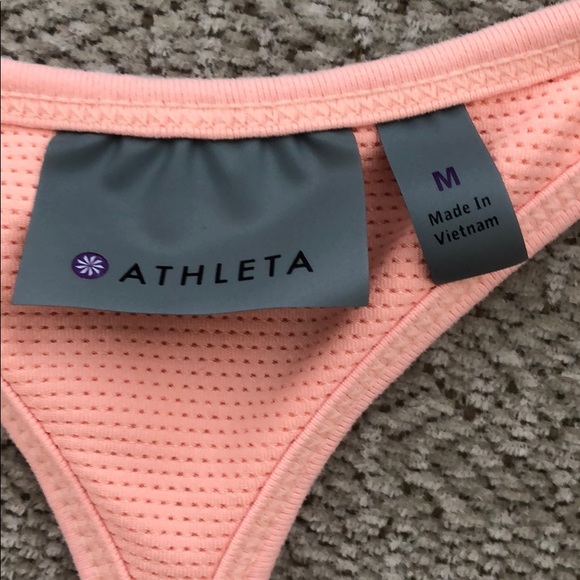 Athleta tank built in bra yoga top medium - Picture 3 of 5